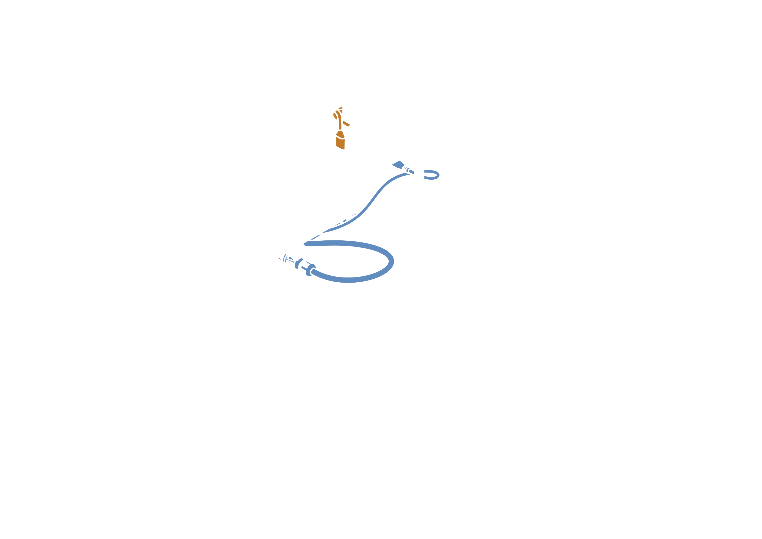 Routing the USB-C data cable and connecting the barrel jack power supply